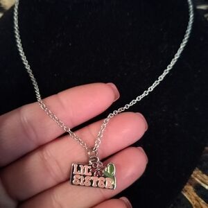 Silver 'Lil Sister' Necklace